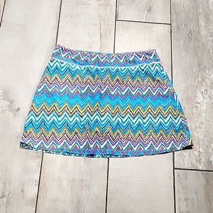 Punk wear  multi color skirt with shorts under dri quick  size medium  #15A